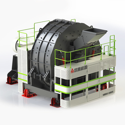 Customized Mining Crusher Machine Of Mobile Horizontal Shaft Impact Type