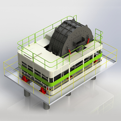 30-250t/H Capacity Energy Efficient Horizontal Shaft Impactor Crusher Automated